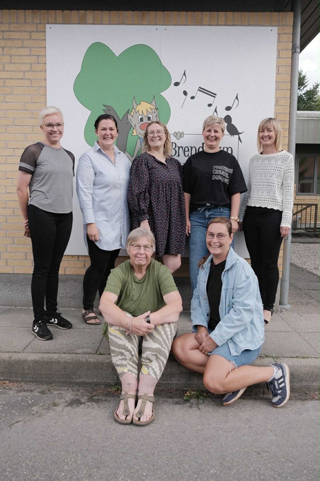 Billede af medlemmerne i forældrebestyrelsen i Brenderup Børnehus.